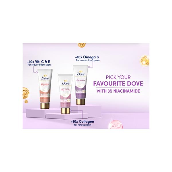 Dove Dry Serum Niacinamide + Omega 6 - Dove Radiant + Care Deodorant Dry Serum 40 ml - Women Deodorants/Roll-Ons