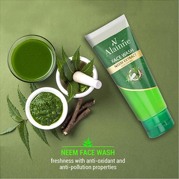 Alainne Neem Extract Acne Control Facewash 50 gm - Face Washes