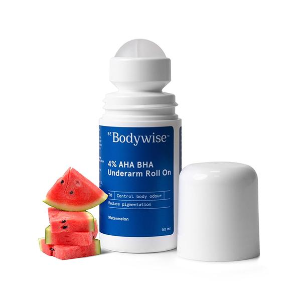 Netmeds | Be Bodywise 4% AHA BHA Underarm Roll On - Watermelon 50 ml