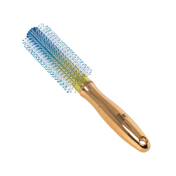 Bronson Professional Rainbow Round Hair Brush for Adding Quick Curls, Volume and Waves in Hair 1's