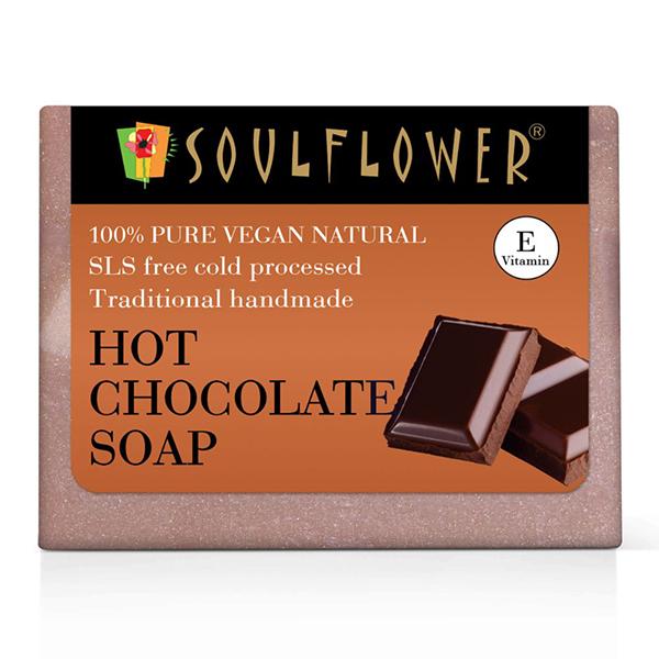 Netmeds | Soulflower Hot Chocolate Soap 150 gm