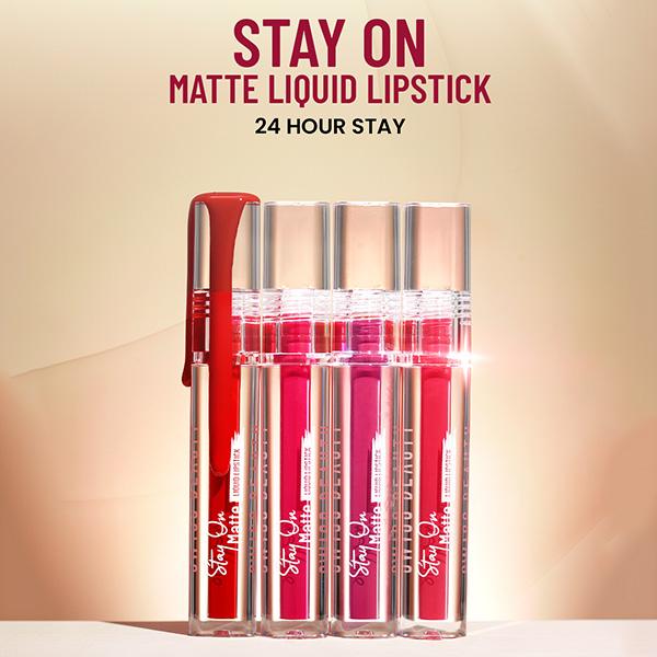 Swiss Beauty Stay On Matte Liquid Lipstick-Brown Syrup 2 gm - Liquid Lipsticks