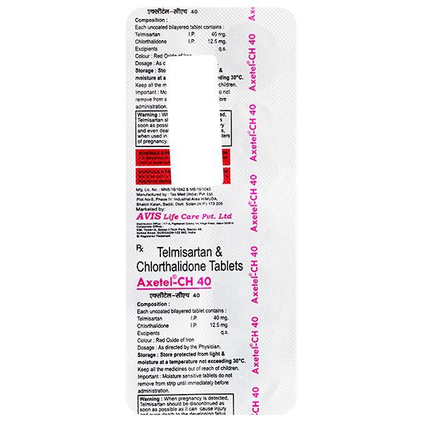 AXETEL CH Tablet 10's - Hypertension-Ang