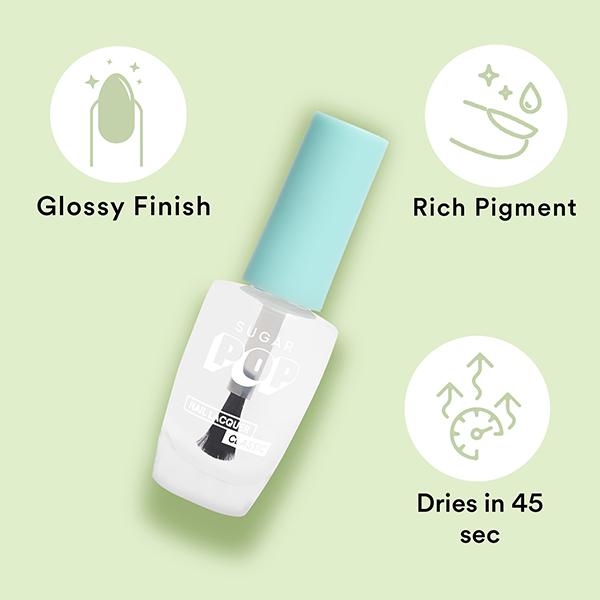 SUGAR POP Nail Lacquer 27 Crystal Clear 10 ml - Nail Polish