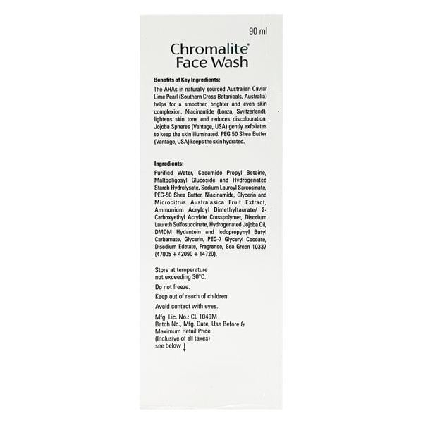 CHROMALITE Face Wash 90ml - Dry Skin-Emo