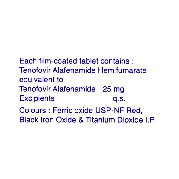 Tenocruz Af 25Mg Tablet 30's - Viral infections-Ant