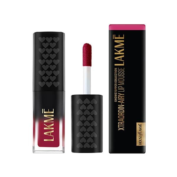 Lakme Xtraordin-airy Lip Mousse Mini - Plum Punch 1.8 g - Liquid Lipsticks