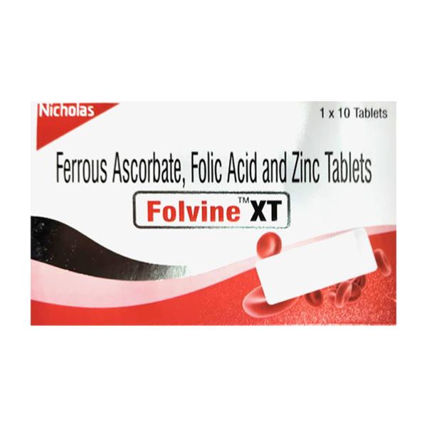 FOLVINE XT Tablet 10's