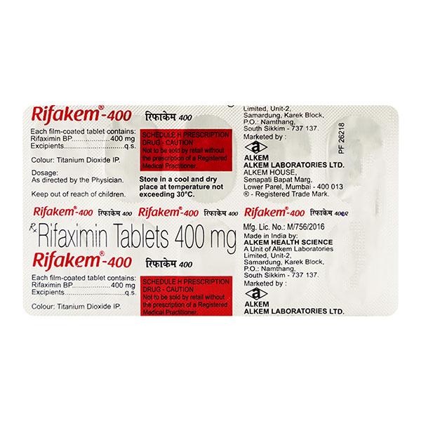 Rifakem 400mg Tablet 10'S - Bacterial Infections-OAB