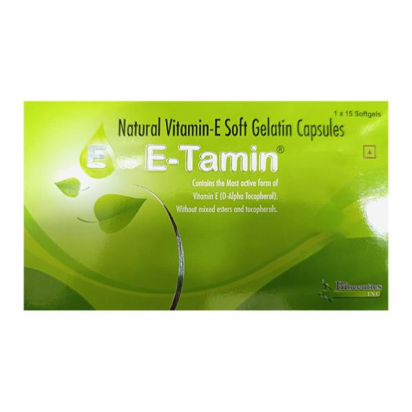 E TAMIN Capsule 15's - Supplements-Vam