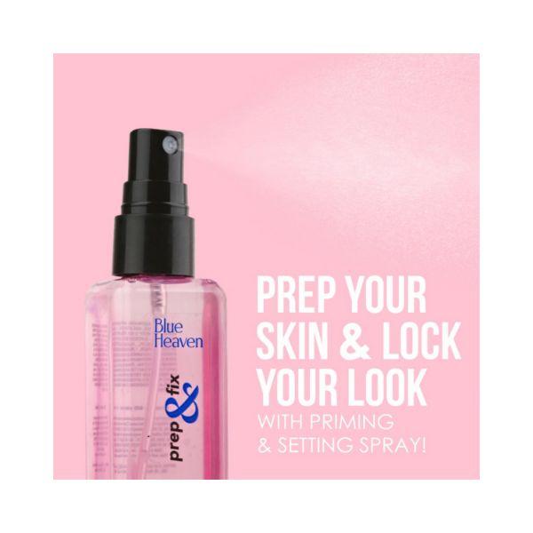 Blue Heaven Prep & Fix Primer & Setting Mist with Vitamin B & E Aloe Vera and Paraben Free 60ml - Setting Spray