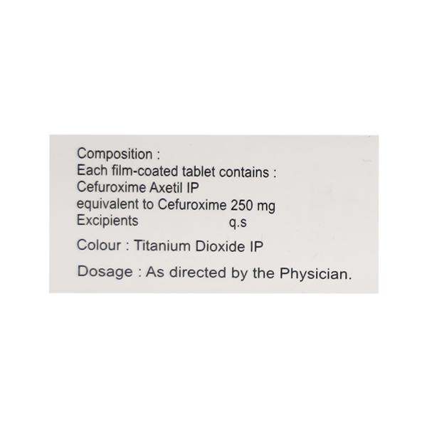 Axifur 250mg Tablet 10'S - Bacterial Infections-Cep