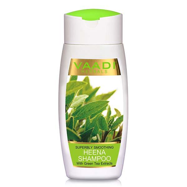 Superbly Smoothing Heena Shampoo With Green Tea Extracts 110 ml - Shampoos