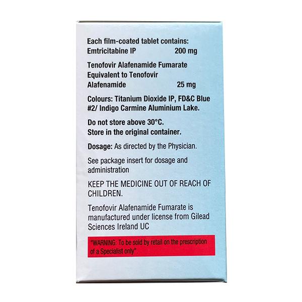 TAFICITA 200/25mg Tablet 30's - Viral infections-Ant