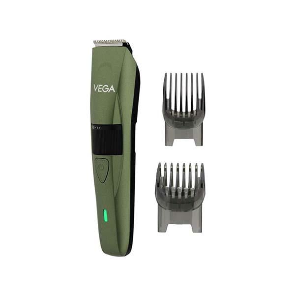 Netmeds | Vega P1 Battery Powered Beard Trimmer for Men with 160 Mins Runtime & 40 Length Settings, (VHTH-25) Green 1'S