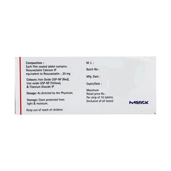 Lipigo 20mg Tablet 10'S - High Cholesterol-Dys