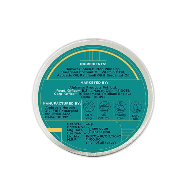 Beardhood Mustache & Beard Wax - Strong Hold All Natural 30 gm - Beard Wax