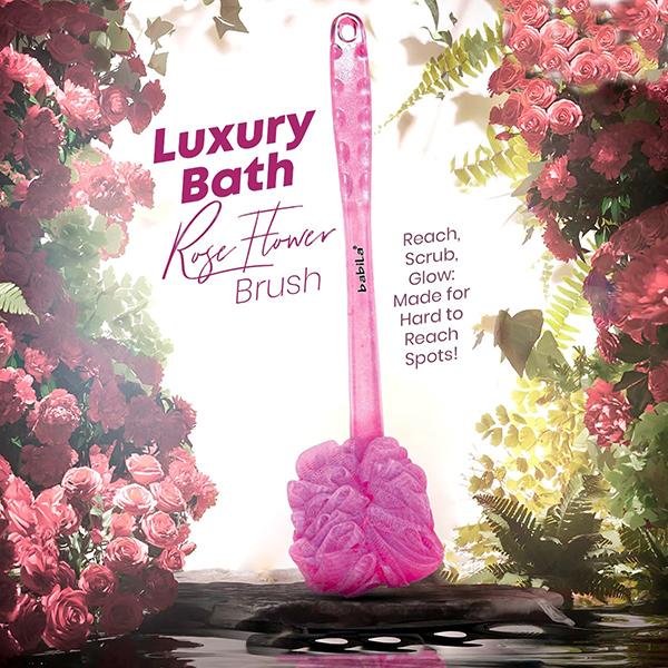 BABILA LUXURY BATH ROSE FLOWER BRUSH BA-v 06 1's - Scrubs & Exfoliants