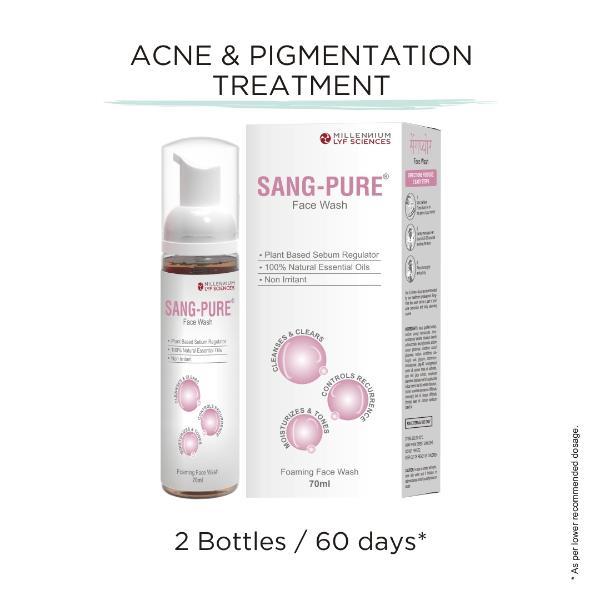 Millennium Lyf Sciences Sang-Pure Face Wash 70 ml - Pure Herbs