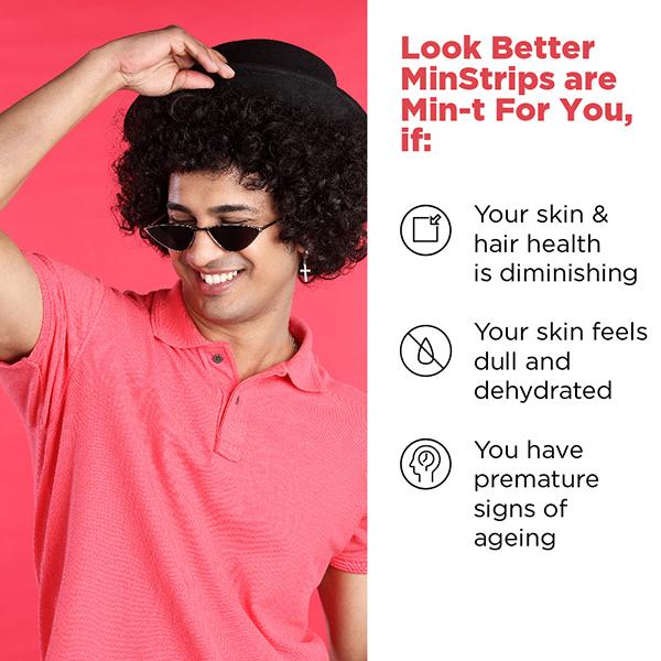 MinS Look Better MinStrips for Men (pack pof 30 strips) 1's - Sexual Care