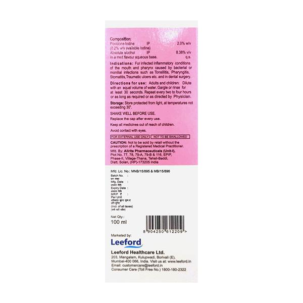 POVIDOT Gargle 100ml - Oral Care - P-Mou