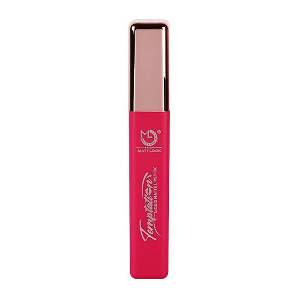 Matt Look Lip Makeup Temptation Liquid Matte Lipstick, Blood Red 5 ml - Liquid Lipsticks