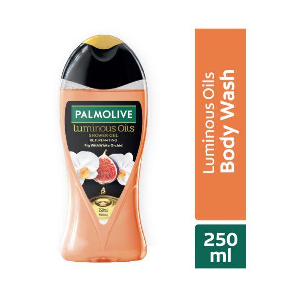Palmolive Luminous Oil Rejuvenating Body Wash 100% Natural Fig Oil & White Orchid Extracts 250 ml (N) - Shower Gels & Body Wash