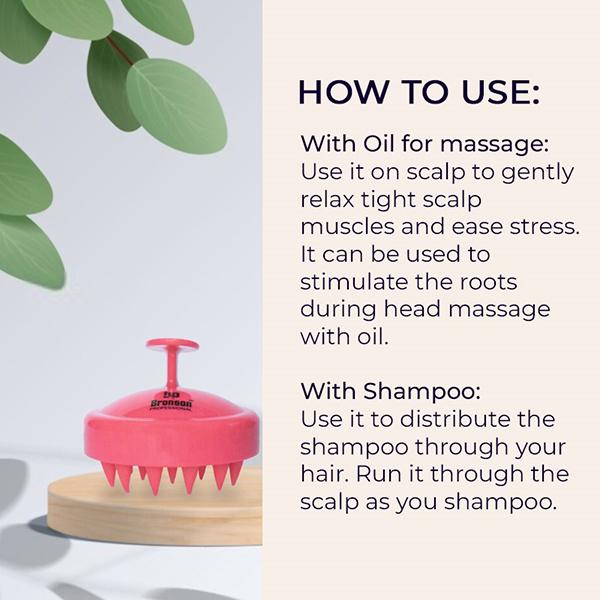 Bronson Professional scalp massager & shampoo brush 1's - Hair Brushes