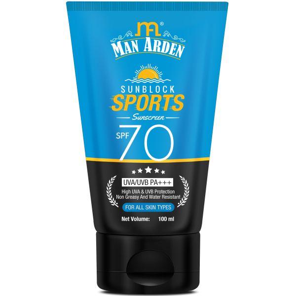 Netmeds | Man Arden Sunblock Sports Sunscreen (SPF 70 UVA/UVB PA+++) 100 ml