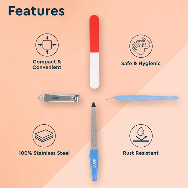 GUBB Manicure Kit 4 In 1 100 gm - Manicure & Pedicure Kits
