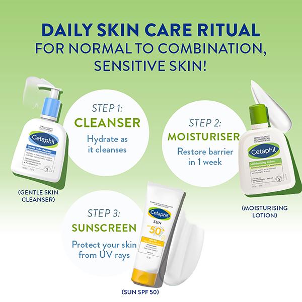Cetaphil Moisturizing Lotion Normal to Combination  - Sensitive Skin 100 ml - Creams/Oils/Lotions