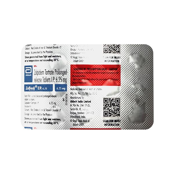 Netmeds | ZOLFRESH ER 6.25 Tablet 15's