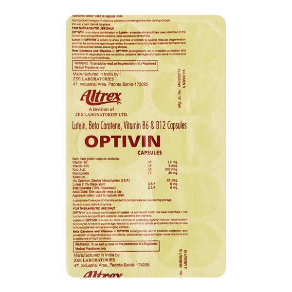 OPTIVIN Capsule 10's - Supplements-Vam