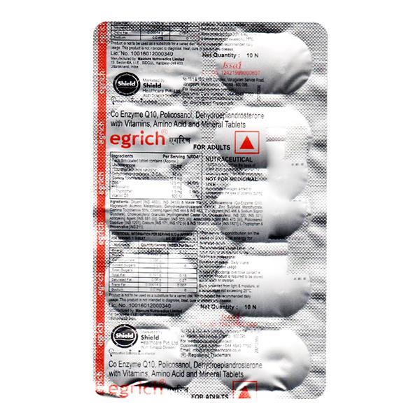 EGRICH Tablet 10's - Supplements-Sup