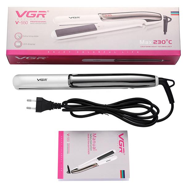 Netmeds | VGR V550 Double Floating plate Hair Straightener with Ceramic coated plate 1's