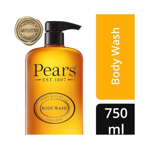 Pears Pure & Gentle Original Body wash 100% Soap Free 750 ml - Shower Gels & Body Wash