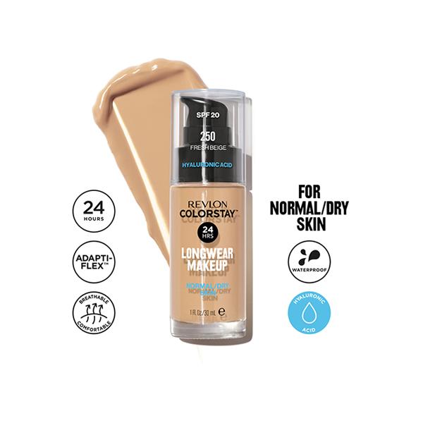 Revlon COLORSTAY LONG WEAR MAKE UP NORMAL/DRY SPF 20 I FRESH BEIGE 30 ml - Foundation