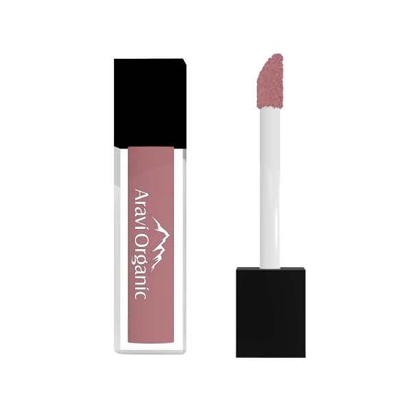 Netmeds | Aravi Organic Long Lasting Ultra Smooth Matte Liquid Lipstick - Well Dressed 1.5 ml