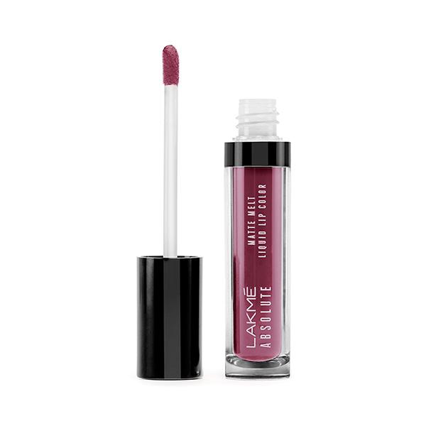 Lakme Absolute Matte Melt Liquid Lip Color Mauve Mix 6 Ml - Liquid Lipsticks