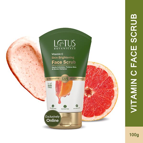 Netmeds | Lotus Botanicals Skin Brightening Face Scrub 100 gm