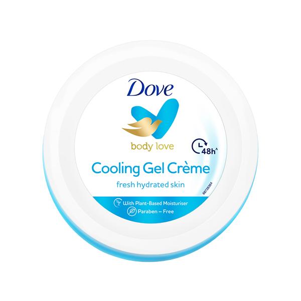 Dove Body Love Cooling Gel Creme Paraben Free 48hrs Hydration 245 gm - Face Moisturizers