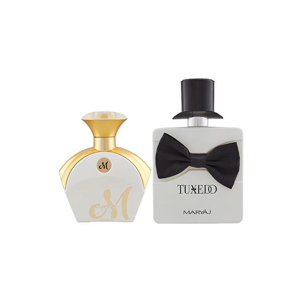 Maryaj M White For Her EDP Floral Fruity Perfume And Maryaj Tuxedo EDP Spicy Woody Perfume 190 ml - Perfumes (Edt/Edp)