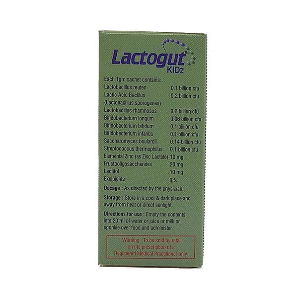 Lactogut Kidz Orange Flavour Sachet 1gm - Diarrhoea-Ant