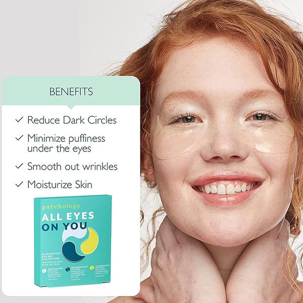 Patchology All Eyes on You Kit - 1-Rejuvenating Eye Gels 2-Restoring Night Eye Gels, 3-Illuminating Eye Gels (2 + 2 + 2 Pair) 1's - Eye Gels & Roll-On