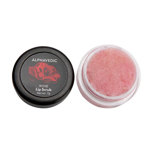 Netmeds | Alphavedic Rose Lip Scrub 8 gm