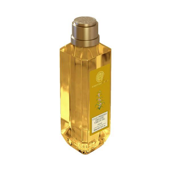 Forest Essentials Organic Cold Pressed Virgin Oil Almond 200 ml - Massage Oils