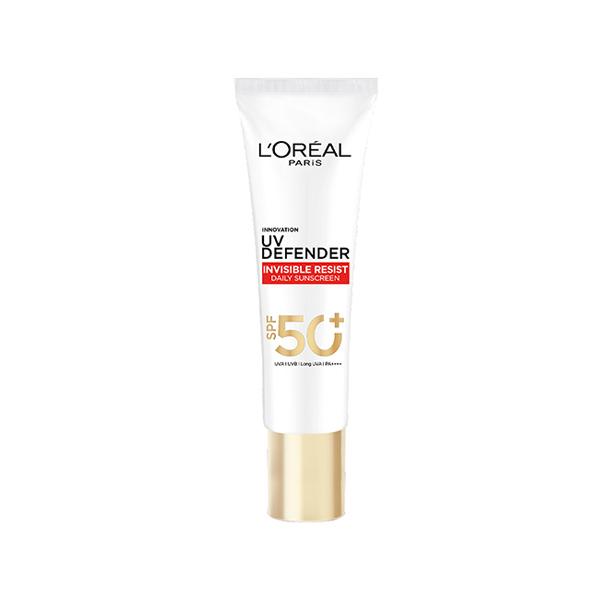 Loreal Paris Uv Defender Invisible Resist Daily Sunscreen SPF50 PA Lightweight 30 ml