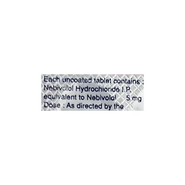 Nebicard 5mg Tablet 10'S - Hypertension-Bet