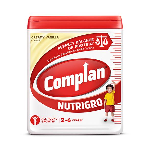 Netmeds | Complan Nutrigro (2-6 Years) Powder - Creamy Vanilla Flavour 400 g (Jar)