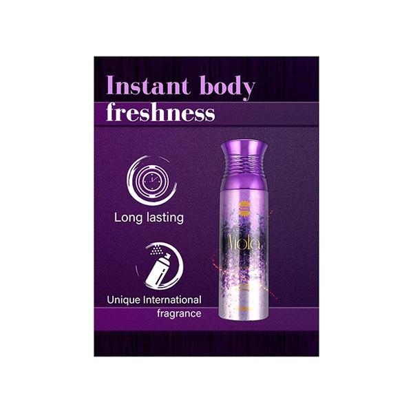 Ajmal Viola Perfume Deodorant Body Spray Gift For Women (Online Exclusive) 200 ml - Women Deodorants/Roll-Ons